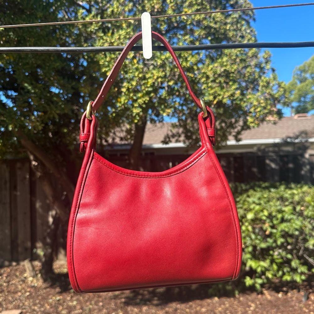 Vintage Coach Red Mini Soho 4106